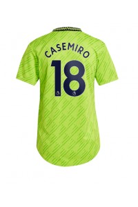 Manchester United Casemiro #18 Fotballdrakt Tredje Klær Dame 2022-23 Korte ermer